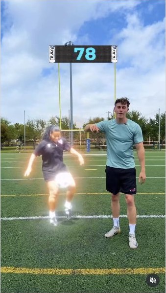 Ben Black Truly partner Club World Cup countdown Instagram reel