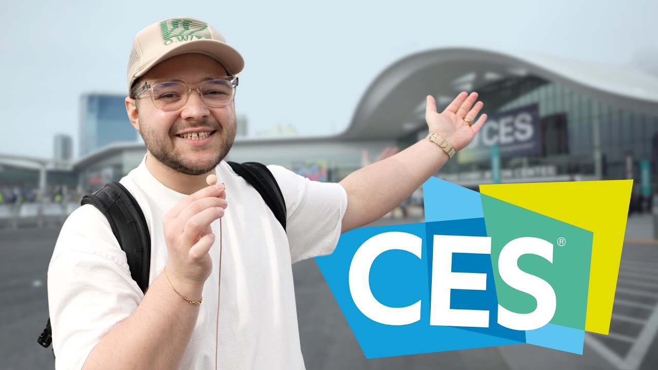 Parker Burton at CES 2026 for a Google Android YouTube video and on-site activation